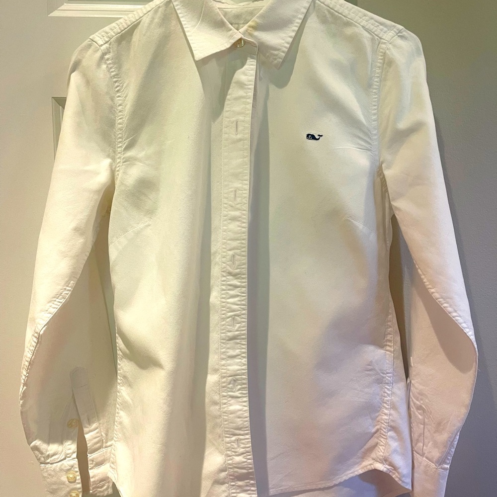 Vineyard Vines white oxford